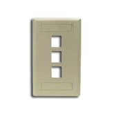 Hubbell IFP13 IFP Single Gang Wall Plate - 3 Ports